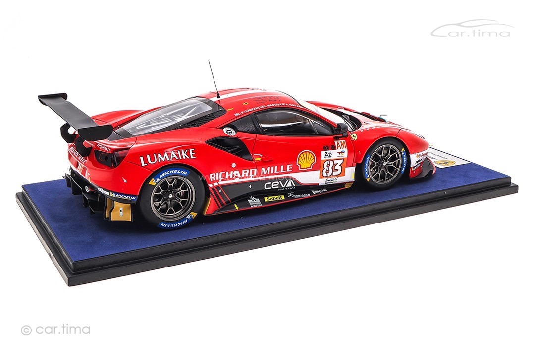 Ferrari 488 GTE EVO 24h Le Mans 2023 Perez-Companc/Rovera/Wadoux LookSmart 1:18 LS18LM037 Ferrari 488 GTE EVO 24h Le Mans 2023 Perez-Companc/Rovera/Wadoux LookSmart 1:18 LS18LM037