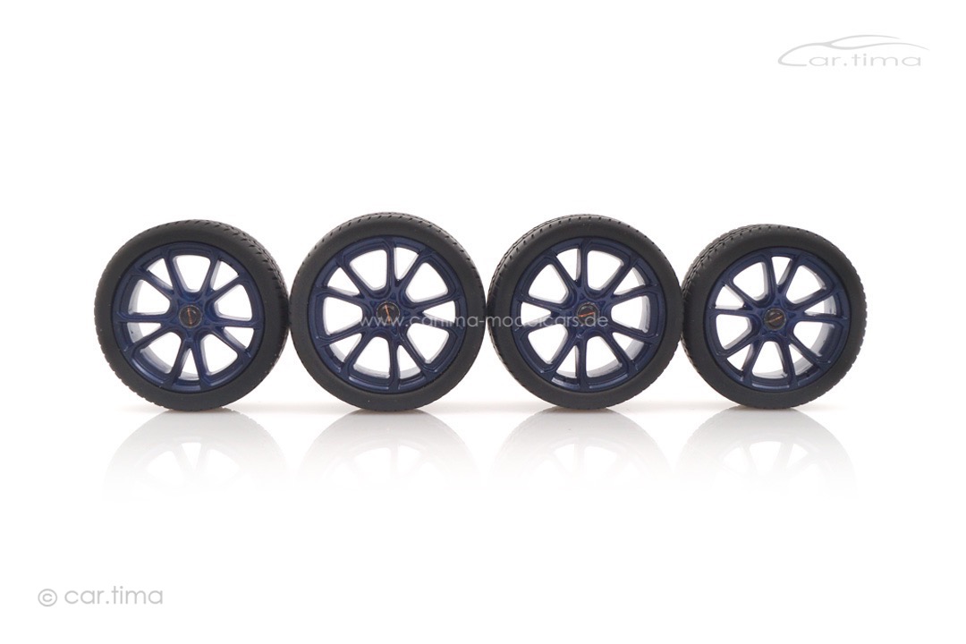 Radsatz/Wheel set TECHART Formula VI Race Enzianblau 1:18 CARXXX25013