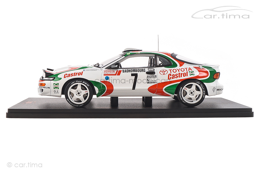 Toyota Celica ST185 Rallye Monte Carlo 1993 Kankkunen/Pironen IXO 1:18 18RMC041B