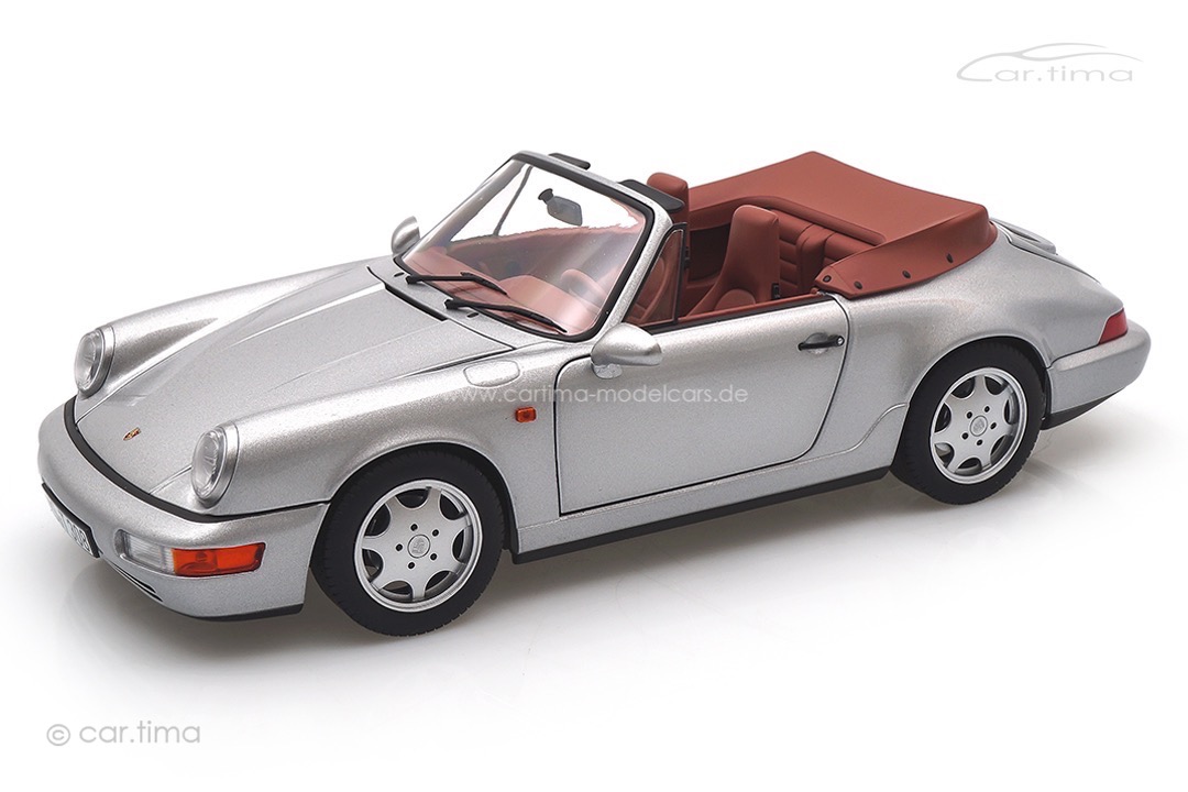 Porsche 911 (964) Carrera 2 Cabriolet 1990 silber Norev 1:18 187330 Porsche 911 (964) Carrera 2 Cabriolet 1990 silber Norev 1:18 187330