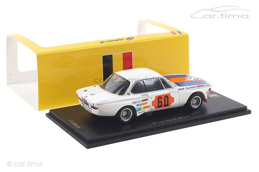 BMW 3.0 CSL 1000 km Spa 1973 Lauda/Stuck Spark 1:43 SB227 BMW 3.0 CSL 1000 km Spa 1973 Lauda/Stuck Spark 1:43 SB227