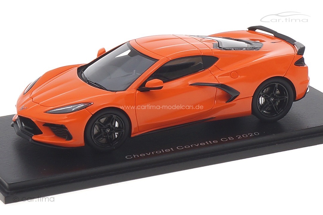 Chevrolet Corvette C8 orange Spark 1:43 S5062 Chevrolet Corvette C8 orange Spark 1:43 S5062