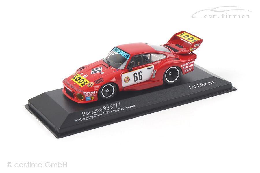 Porsche 935/77 DRM Nürburgring 1977 Rolf Stommelen Minichamps 1:43 400776366 Porsche 935/77 DRM Nürburgring 1977 Rolf Stommelen Minichamps 1:43 400776366