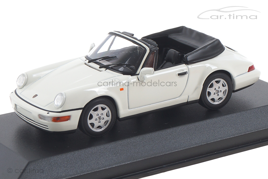 Porsche 911 (964) Carrera 4 Cabriolet weiß 1990 Minichamps 1:43 940067330 Porsche 911 (964) Carrera 4 Cabriolet weiß 1990 Minichamps 1:43 940067330