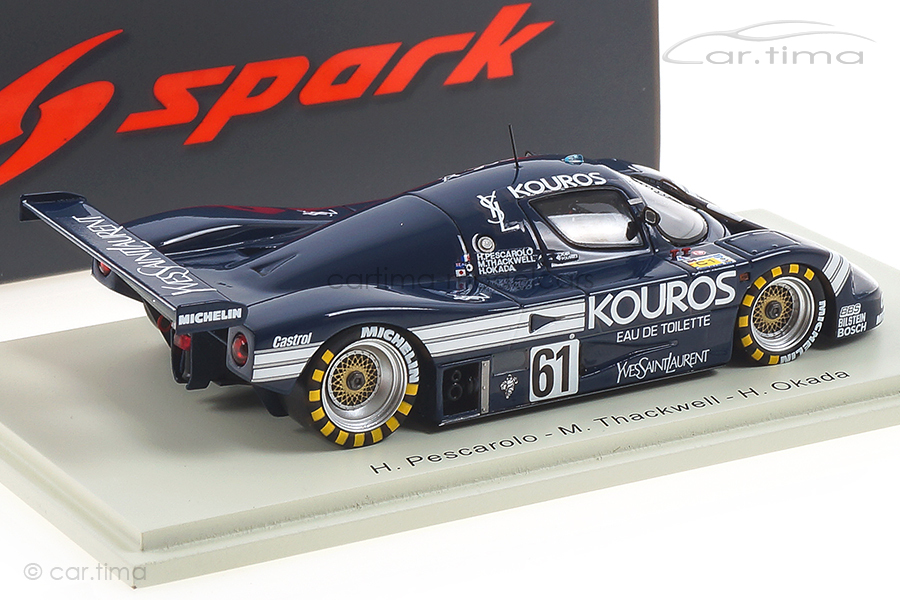 Sauber C9 24h Le Mans 1987 Okada/Pescarolo/Thackwell Spark 1:43 S1257 Sauber C9 24h Le Mans 1987 Okada/Pescarolo/Thackwell Spark 1:43 S1257