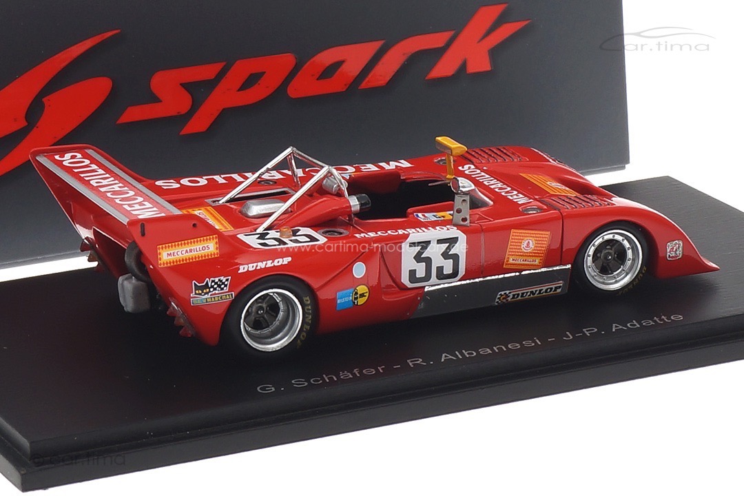 Chevron B36 24h Le Mans 1976 Schäfer/Albanesi/Adatte Spark 1:43 S4715 Chevron B36 24h Le Mans 1976 Schäfer/Albanesi/Adatte Spark 1:43 S4715