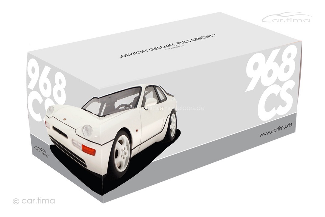 Porsche 968 CS Grandprix-weiß car.tima 1:18 CAR01825017