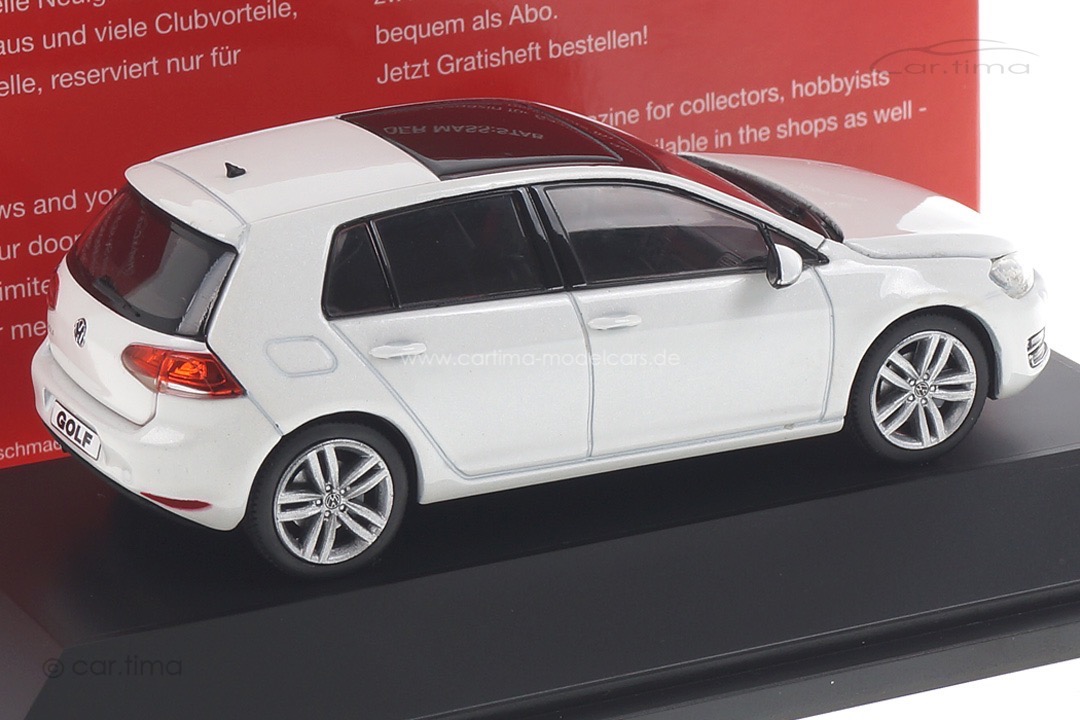 VW Golf VII weiß met. Herpa 1:43 070713