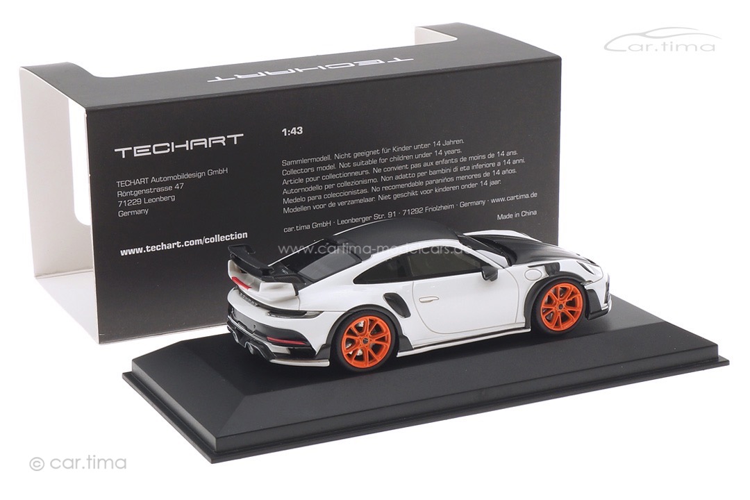 TECHART GTstreet R (Basis 992 Turbo) Weiß/Rad Gulforange car.tima CUSTOMIZED CAC04323011 TECHART GTstreet R (Basis 992 Turbo) Weiß/Rad Gulforange car.tima CUSTOMIZED CAC04323011