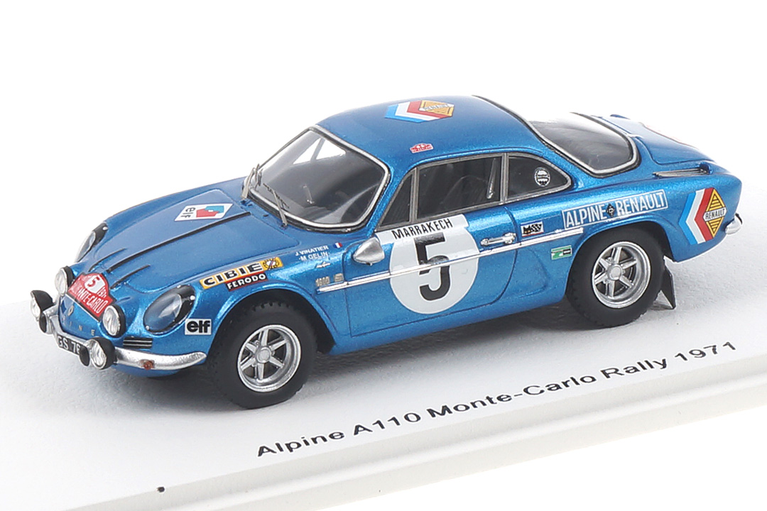 Alpine A110 Rallye Monte-Carlo 1971 Vinatier/Gélin Spark 1:43 S6107 Alpine A110 Rallye Monte-Carlo 1971 Vinatier/Gélin Spark 1:43 S6107