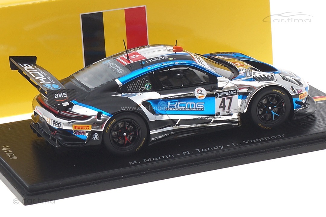 Porsche 911 GT3 R 24h Spa 2021 Martin/Tandy/Vanthoor Spark 1:43 SB433 Porsche 911 GT3 R 24h Spa 2021 Martin/Tandy/Vanthoor Spark 1:43 SB433