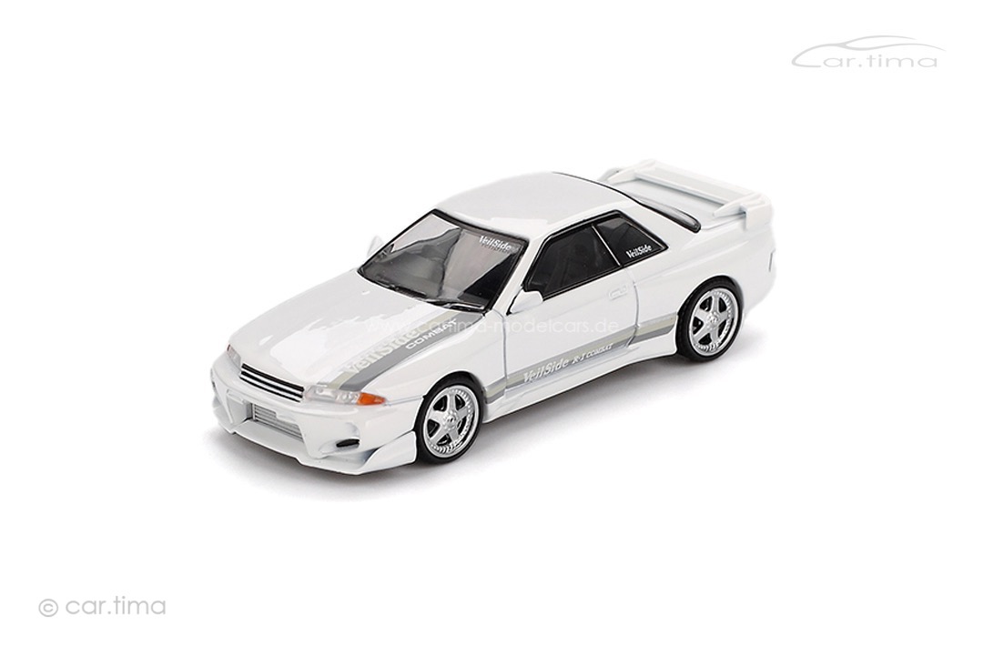 Nissan Skyline GT-R (R32) Veilside Combat C-1 weiß MINI GT 1:64 MGT01066-R
