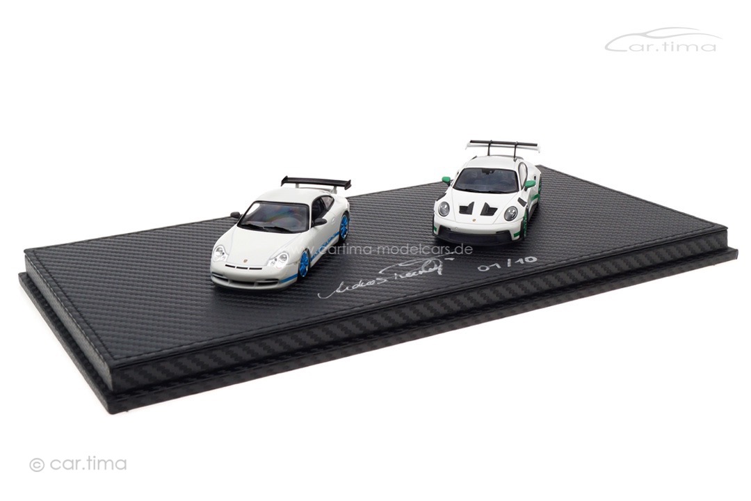 Set Porsche 911 GT3 RS (996/992) Originalsignatur Andreas Preuninger car.tima 1:43 Set Porsche 911 GT3 RS (996/992) Originalsignatur Andreas Preuninger car.tima 1:43
