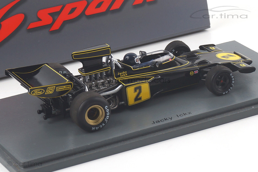 Lotus 72E Winner Race of Champions 1974 Jacky Ickx Spark 1:43 S4834 Lotus 72E Winner Race of Champions 1974 Jacky Ickx Spark 1:43 S4834