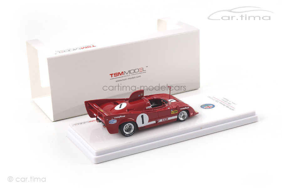 Alfa Romeo T33 TT 1000 km Spa 1975 Ickx/Merzario TSM 1:43 TSM164309 Alfa Romeo T33 TT 1000 km Spa 1975 Ickx/Merzario TSM 1:43 TSM164309