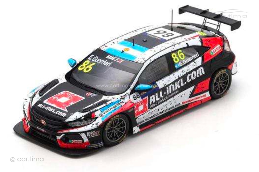 Honda Civic Type R TCR Race 1 WTCR 2020 Aragon II Esteban Guerrieri Spark 1:43 S8967