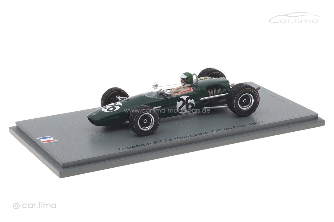 Brabham BT23 Vainqueur GP de Pau 1967 Jochen Rindt Spark 1:43 SF250 Brabham BT23 Vainqueur GP de Pau 1967 Jochen Rindt Spark 1:43 SF250