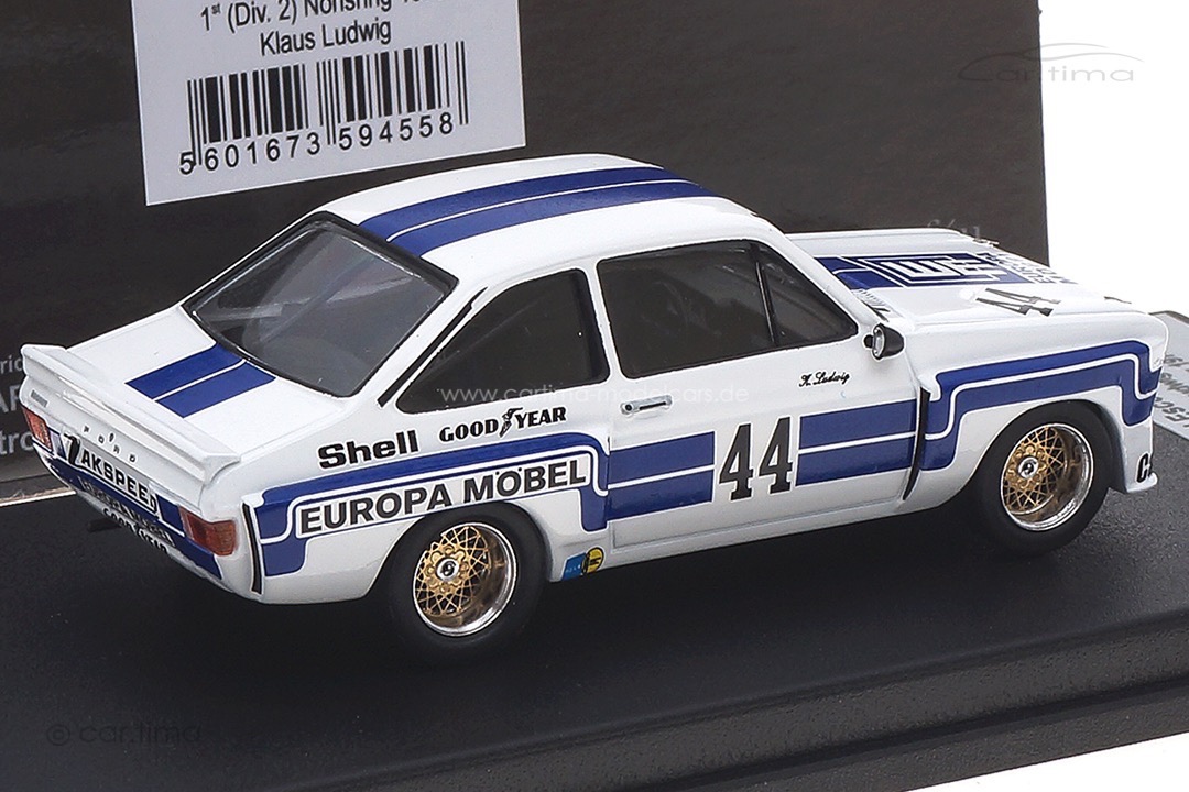 Ford Escort MK2 Winner Norisring 1976 Klaus Ludwig Troféu 1:43 RRDE35 Ford Escort MK2 Winner Norisring 1976 Klaus Ludwig Troféu 1:43 RRDE35