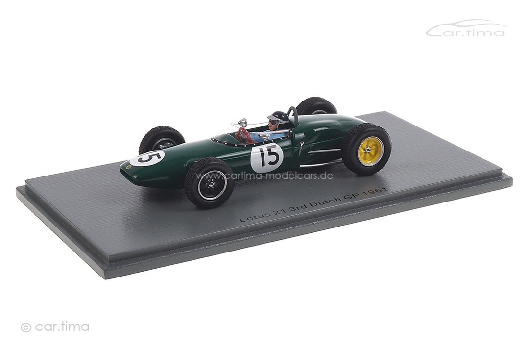 Lotus 21 GP Niederlande 1961 Jim Clark Spark 1:43 S7118 Lotus 21 GP Niederlande 1961 Jim Clark Spark 1:43 S7118