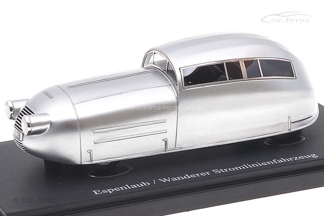 Espenlaub/Wanderer Stromlinienfahrzeug 1928 silber Autocult 1:43 04032 Espenlaub/Wanderer Stromlinienfahrzeug 1928 silber Autocult 1:43 04032