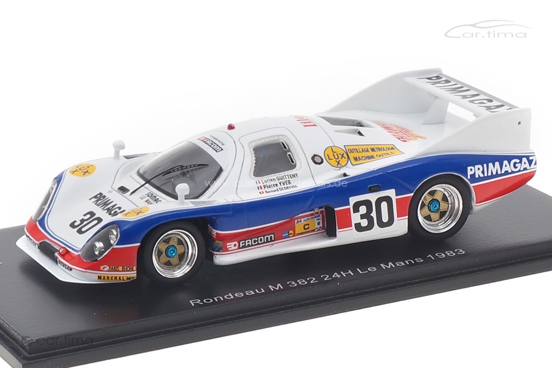Rondeau M382 24h Le Mans 1983 Guitteny/Yver/de Dryver Spark 1:43 S2286 Rondeau M382 24h Le Mans 1983 Guitteny/Yver/de Dryver Spark 1:43 S2286