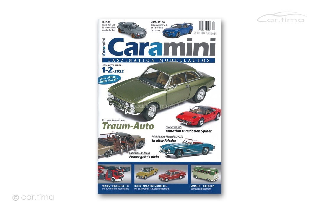 Zeitschrift / Magazine Caramini Faszination Modellautos 01-02/2022 Expromo Verlag