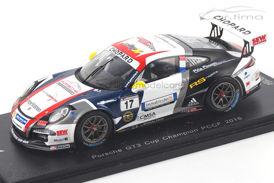 Porsche 911 (991) GT3 Cup Champion Carrera Cup France 2015 Maxime Jousse Spark 1:43 SF090
