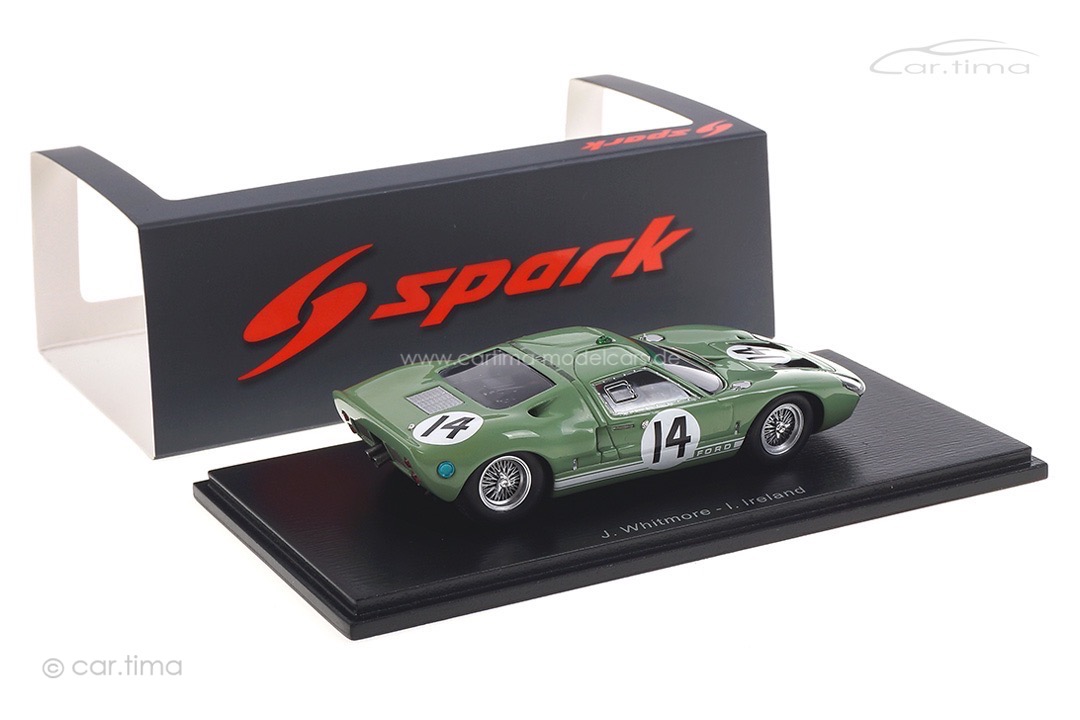 Ford GT40 24h Le Mans 1965 Ireland/Whitmore Spark 1:43 S4534 Ford GT40 24h Le Mans 1965 Ireland/Whitmore Spark 1:43 S4534