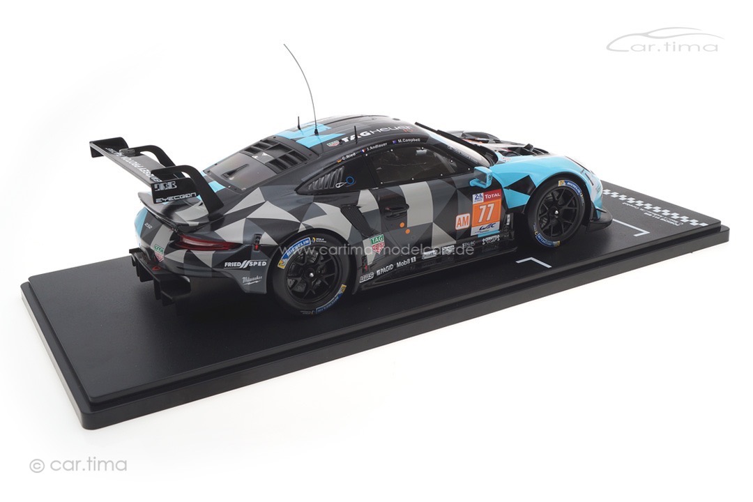 Porsche 911 RSR Winner LMGTE-Am 24h LeMans 2018 Campbell/Ried/Andlauer IXO 1:18 LEGT18007 Porsche 911 RSR Winner LMGTE-Am 24h LeMans 2018 Campbell/Ried/Andlauer IXO 1:18 LEGT18007