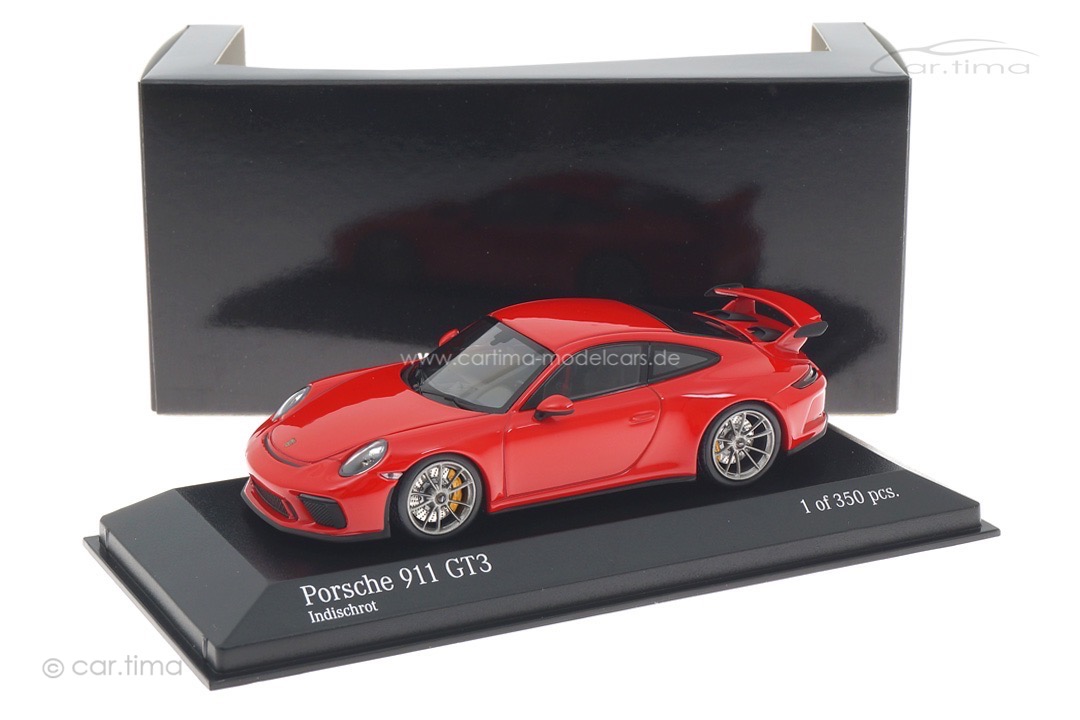 Porsche 911 (991 II) GT3 Indischrot Minichamps 1:43 410066030