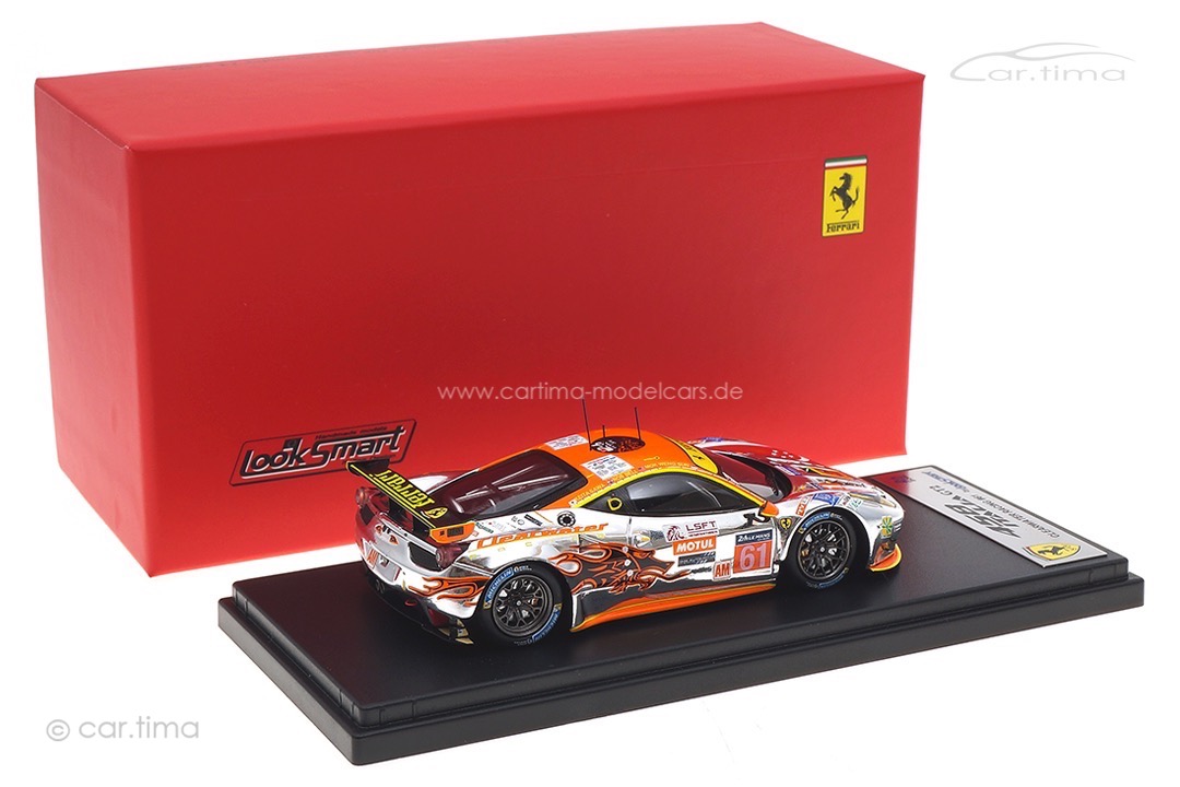 Ferrari 458 GT2 24h Le Mans 2016 Bell/Mok/Sawa LookSmart 1:43 LSLM037 Ferrari 458 GT2 24h Le Mans 2016 Bell/Mok/Sawa LookSmart 1:43 LSLM037