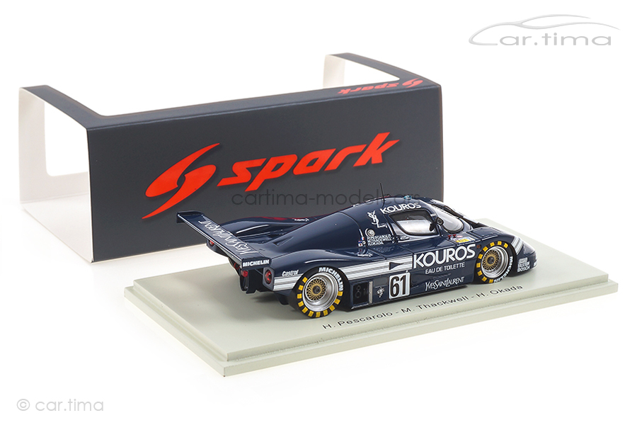 Sauber C9 24h Le Mans 1987 Okada/Pescarolo/Thackwell Spark 1:43 S1257 Sauber C9 24h Le Mans 1987 Okada/Pescarolo/Thackwell Spark 1:43 S1257