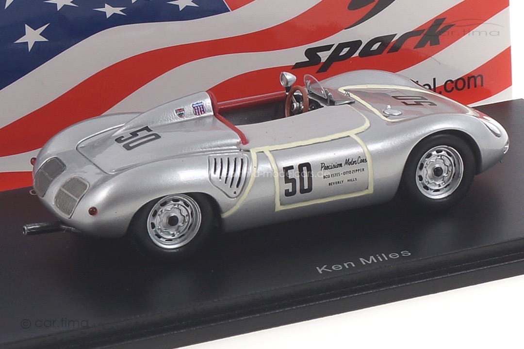 Porsche 718 RS60 Riverside SCCA 1960 Ken Miles Spark 1:43 US113 Porsche 718 RS60 Riverside SCCA 1960 Ken Miles Spark 1:43 US113