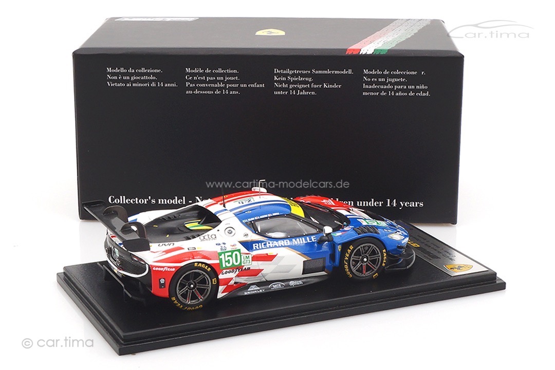 Ferrari 296 GT3 24h Le Mans 2025 Agostini/Toledo/Wadoux Looksmart 1:43 LSLM196
