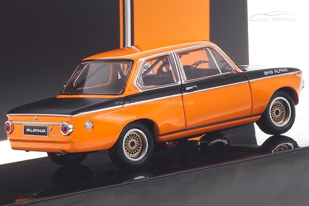 BMW Alpina 2002 Tii 1972 orange/schwarz IXO 1:43 CLC368N