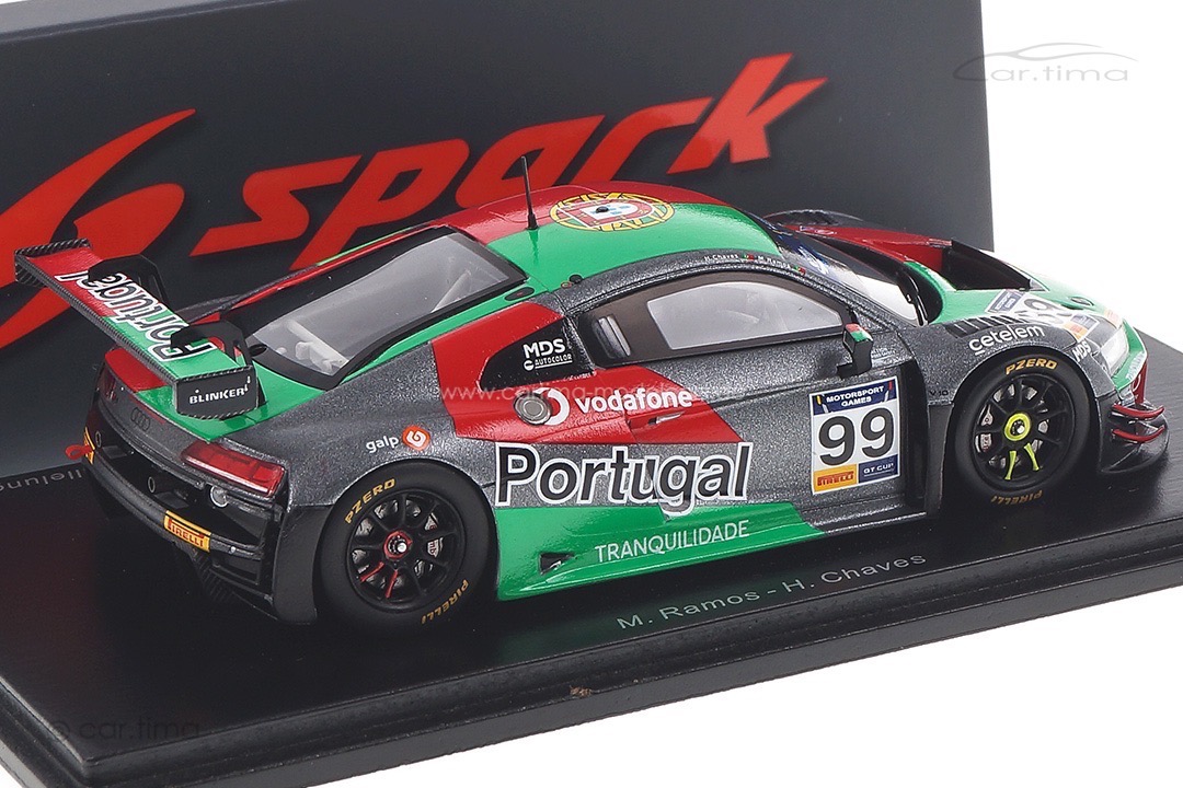 Audi R8 LMS Vallelunga 2019 Ramos/Chaves Spark 1:43 S6315 Audi R8 LMS Vallelunga 2019 Ramos/Chaves Spark 1:43 S6315