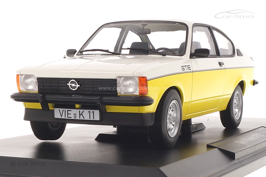 Opel Kadett GT/E 1977 weiß/gelb Norev 1:18 183650 Opel Kadett GT/E 1977 weiß/gelb Norev 1:18 183650