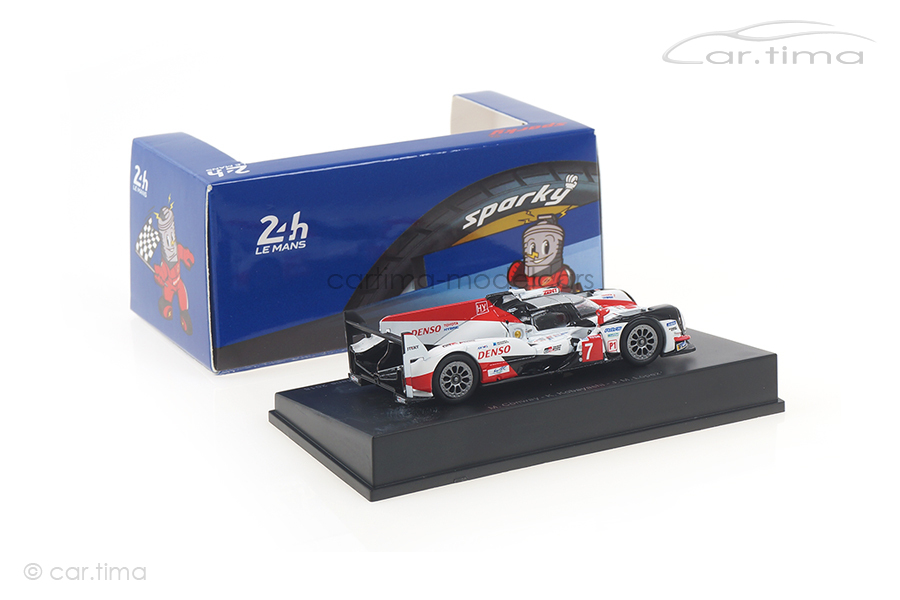 Toyota TS050 Hybrid 24h Le Mans 2018 Conway/Kobayashi/López Spark 1:64 Y134 Toyota TS050 Hybrid 24h Le Mans 2018 Conway/Kobayashi/López Spark 1:64 Y134