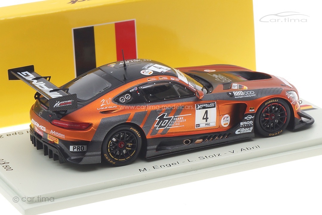 Mercedes-AMG GT3 24h Spa 2020 Abril/Engel/Stolz Spark 1:43 SB375