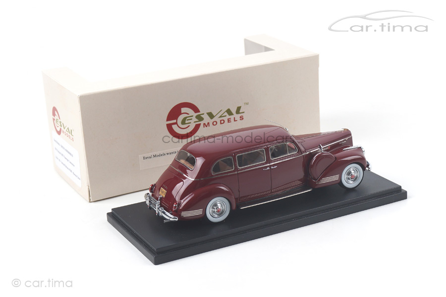 Packard 180 7 Passenger Limousine 1941  dunkelrot Esval Models 1:43 EMUSPA43001B