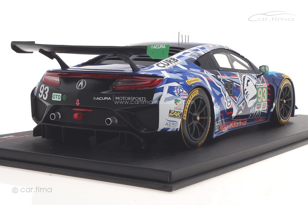 Acura NSX GT3 IMSA Watkins Glen 2017 Statue of Liberty TopSpeed 1:18 TS0271