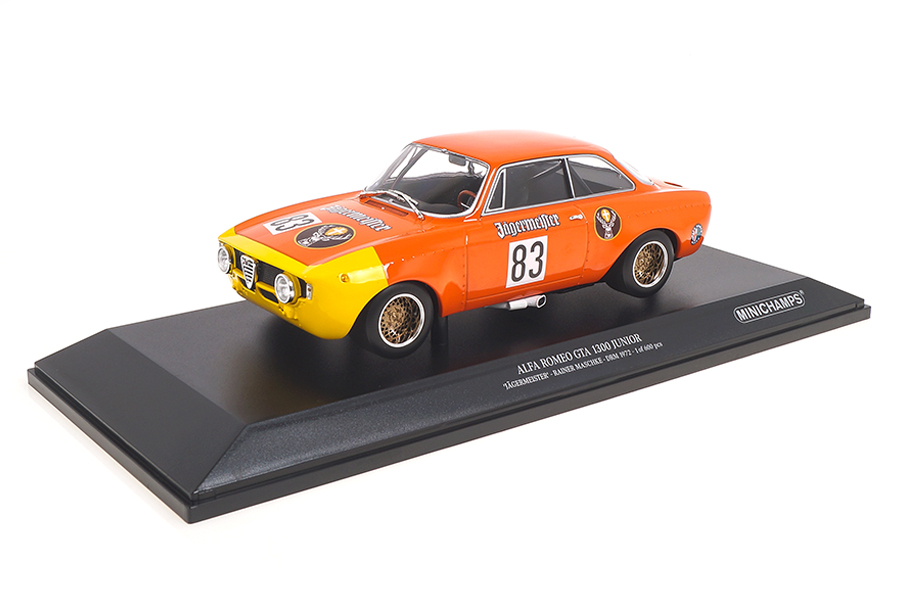Alfa Romeo GTA 1300 DRM 1972 Rainer Maschke Minichamps 1:18 155721283 Alfa Romeo GTA 1300 DRM 1972 Rainer Maschke Minichamps 1:18 155721283