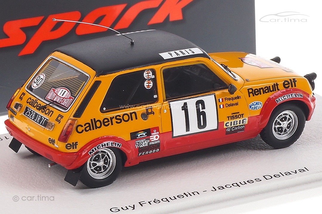 Renault 5 Alpine Rallye Monte Carlo 1979 Fréquelin/Delaval Spark 1:43 S6033 Renault 5 Alpine Rallye Monte Carlo 1979 Fréquelin/Delaval Spark 1:43 S6033