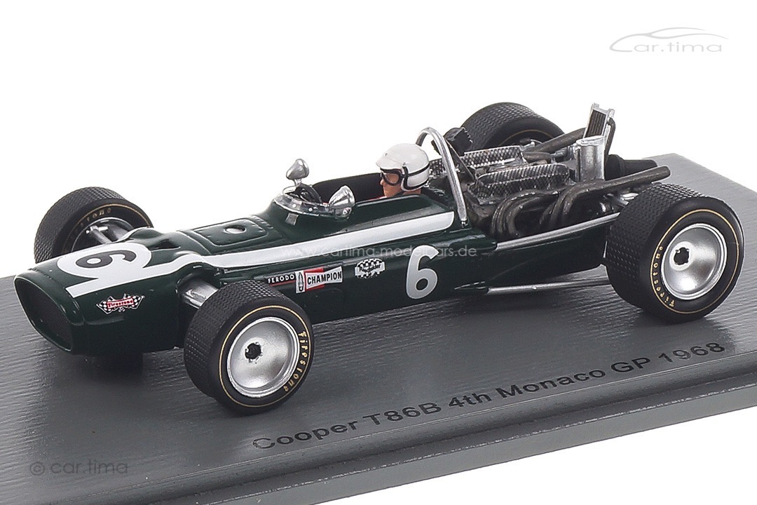 Cooper T86B GP Monaco 1968 Lodovico Scarfiotti Spark 1:43 S6983 Cooper T86B GP Monaco 1968 Lodovico Scarfiotti Spark 1:43 S6983