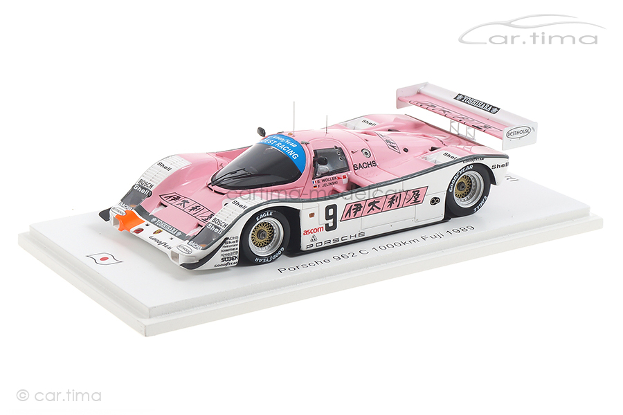 Porsche 962 C 1000 km Fuji 1989 Jelinski/Wollek Spark 1:43 SJ082 Porsche 962 C 1000 km Fuji 1989 Jelinski/Wollek Spark 1:43 SJ082