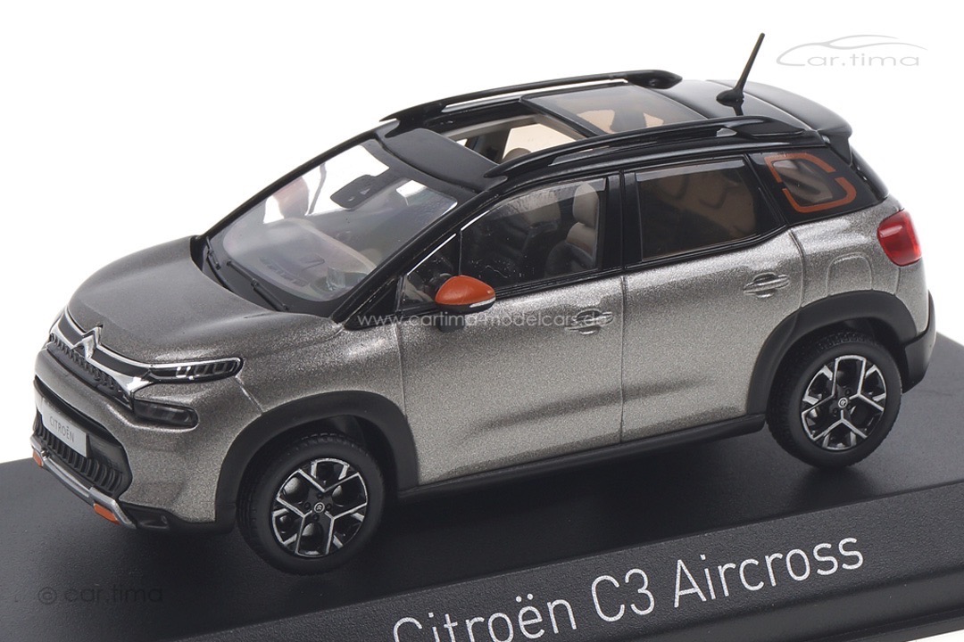 Citroën C3 Aircross 2021 Platinum Grey/Black Norev 1:43 155336 Citroën C3 Aircross 2021 Platinum Grey/Black Norev 1:43 155336