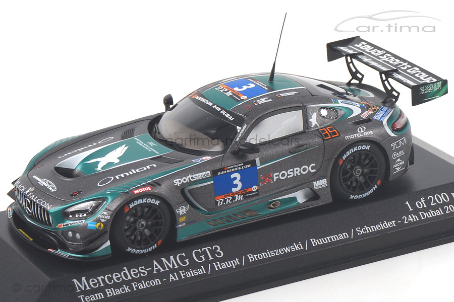 Mercedes-Benz AMG GT3 24h Dubai 2016 Buurmann/Haupt/Al-Faisal Minichamps 1:43 437163003 Mercedes-Benz AMG GT3 24h Dubai 2016 Buurmann/Haupt/Al-Faisal Minichamps 1:43 437163003
