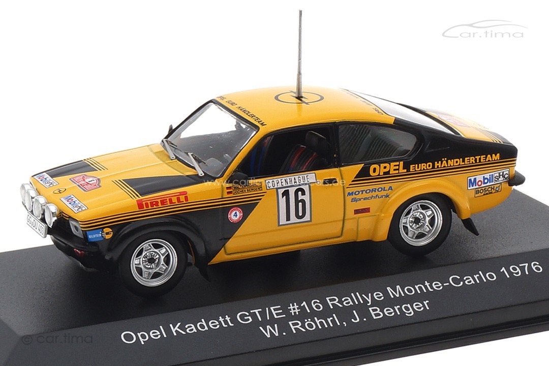 Opel Kadett GT/E Rallye Monte Carlo 1976 Röhrl/Berger CMR 1:43 WRC024