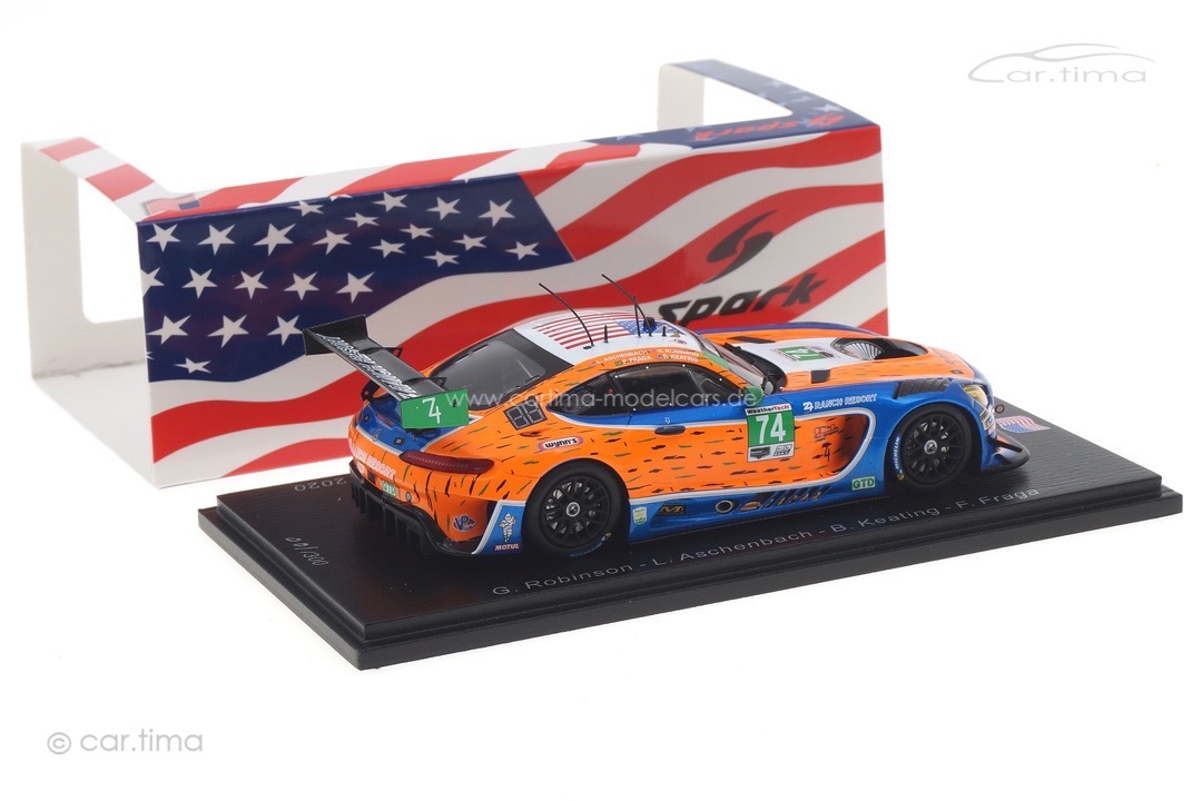 Mercedes-AMG GT3 24h Daytona 2020 Robinson/Aschenbach/Keating/Fraga Spark 1:43 US130