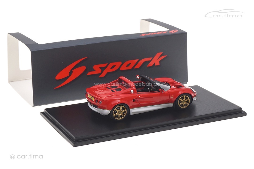Lotus Elise S1 Type 49 1999 RHD rot/weiß Spark 1:43 S8221 Lotus Elise S1 Type 49 1999 RHD rot/weiß Spark 1:43 S8221